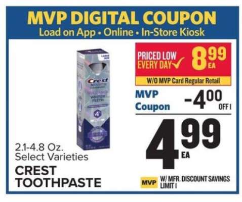 Crest Toothpaste
