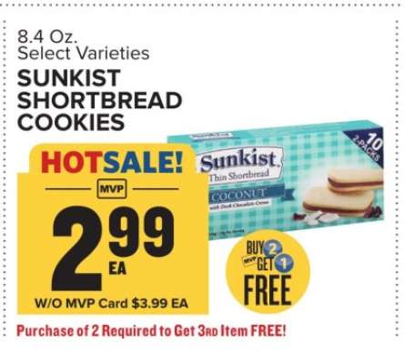 SUNKIST SHORTBREAD COOKIES
