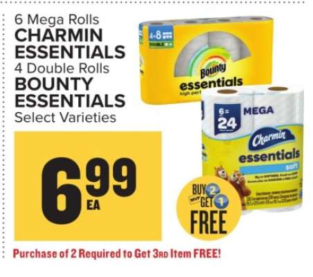 Charmin Essentials & Bounty Essentials