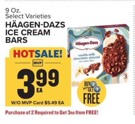 Häagen-Dazs Ice Cream Bars