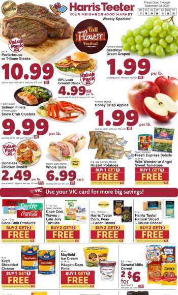 Harris Teeter Flyer - 09/17/2025 - 09/23/2025.