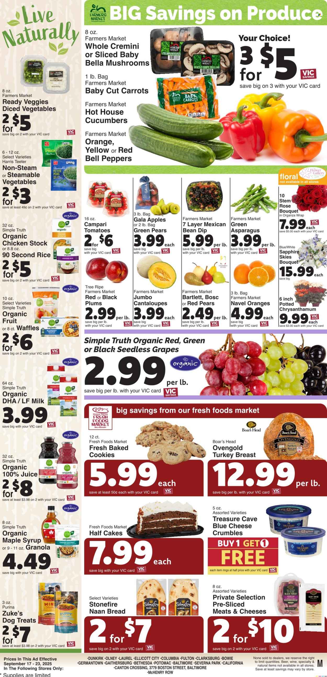 Harris Teeter ad - 09/17/2025 - 09/23/2025. Page 9