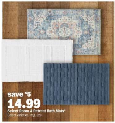 Select Room & Retreat Bath Mats*