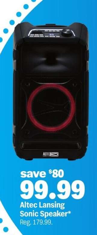 Altec Lansing Sonic Speaker