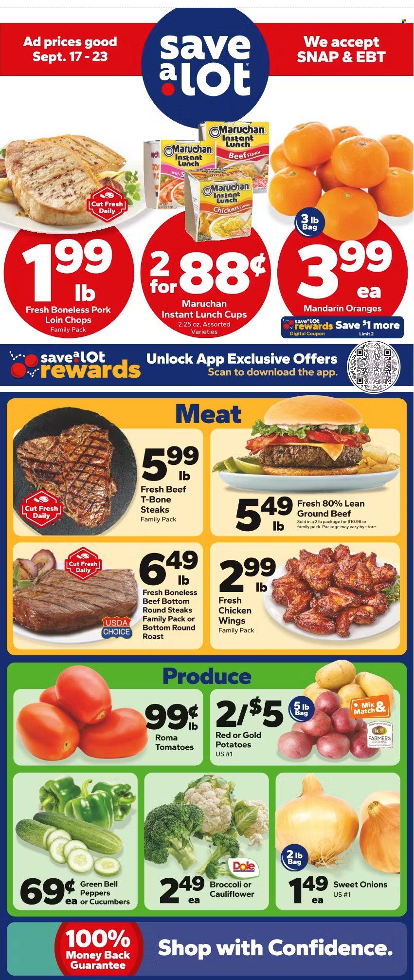 Save a Lot ad - 09/17/2025 - 09/23/2025. Page 1