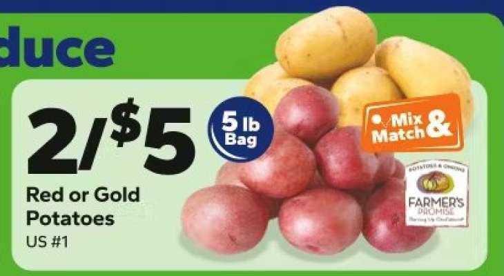 Red or Gold Potatoes