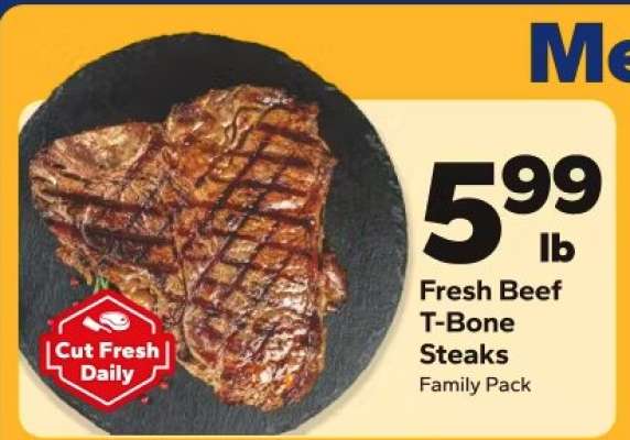 Fresh Beef T-Bone Steaks