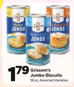 Grissom’s Jumbo Biscuits