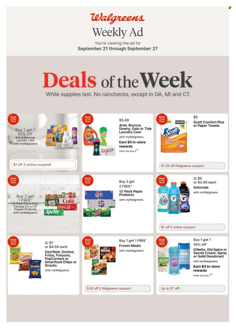 Walgreens Flyer - 09/21/2025 - 09/27/2025.