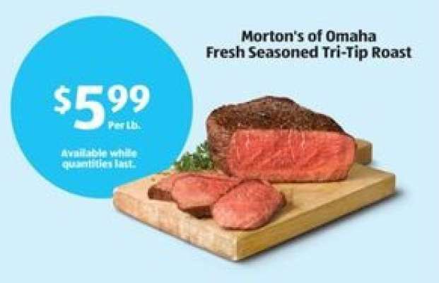 Morton's of Omaha Fresh Seasoned Tri-Tip Roast