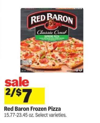 Red Baron Frozen Pizza