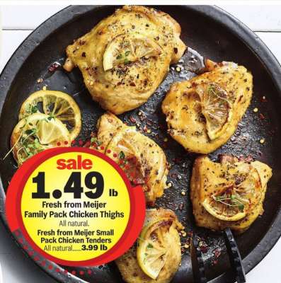 Fresh from Meijer Family Pack Chicken Thighs