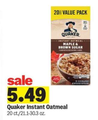 Quaker Instant Oatmeal