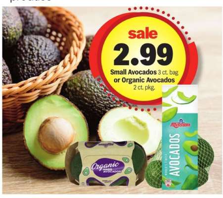 Small Avocados or Organic Avocados