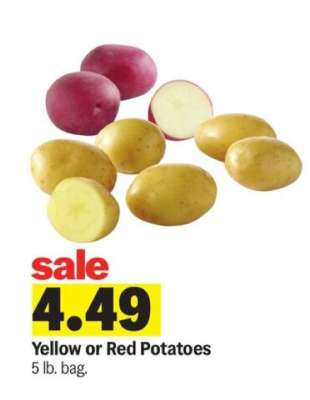 Yellow or Red Potatoes