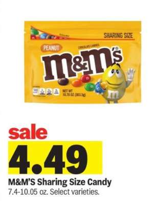 M&M's Sharing Size Candy