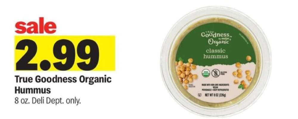 True Goodness Organic Hummus