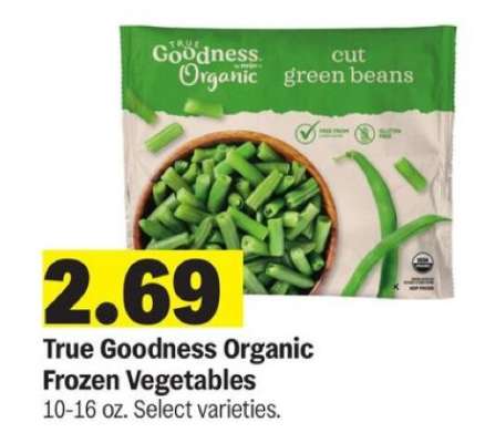True Goodness Organic Frozen Vegetables