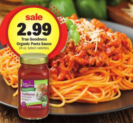 True Goodness Organic Pasta Sauce