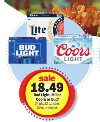 Bud Light, Miller, Coors or Bud
