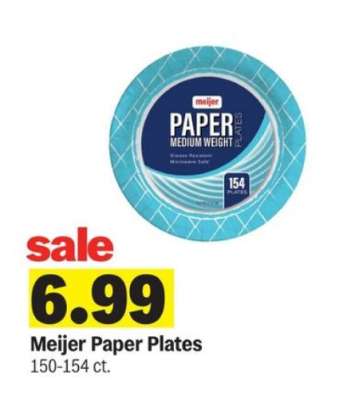 Meijer Paper Plates