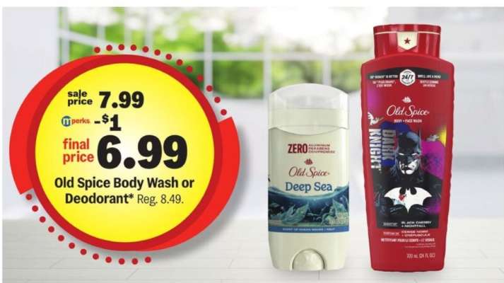 Old Spice Body Wash or Deodorant*