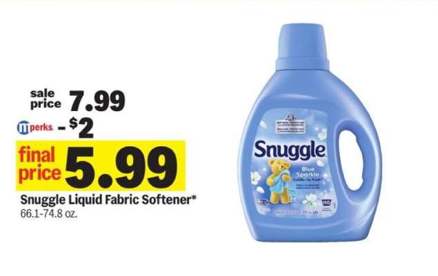 Snuggle Liquid Fabric Softener