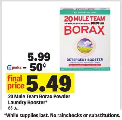 20 Mule Team Borax Powder Laundry Booster*