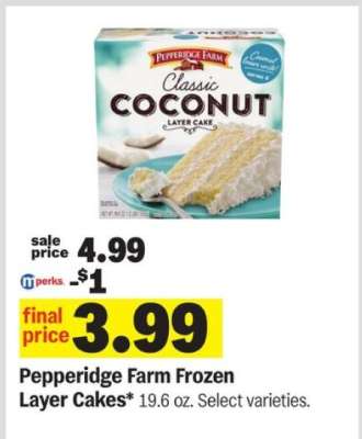Pepperidge Farm Frozen Layer Cakes*