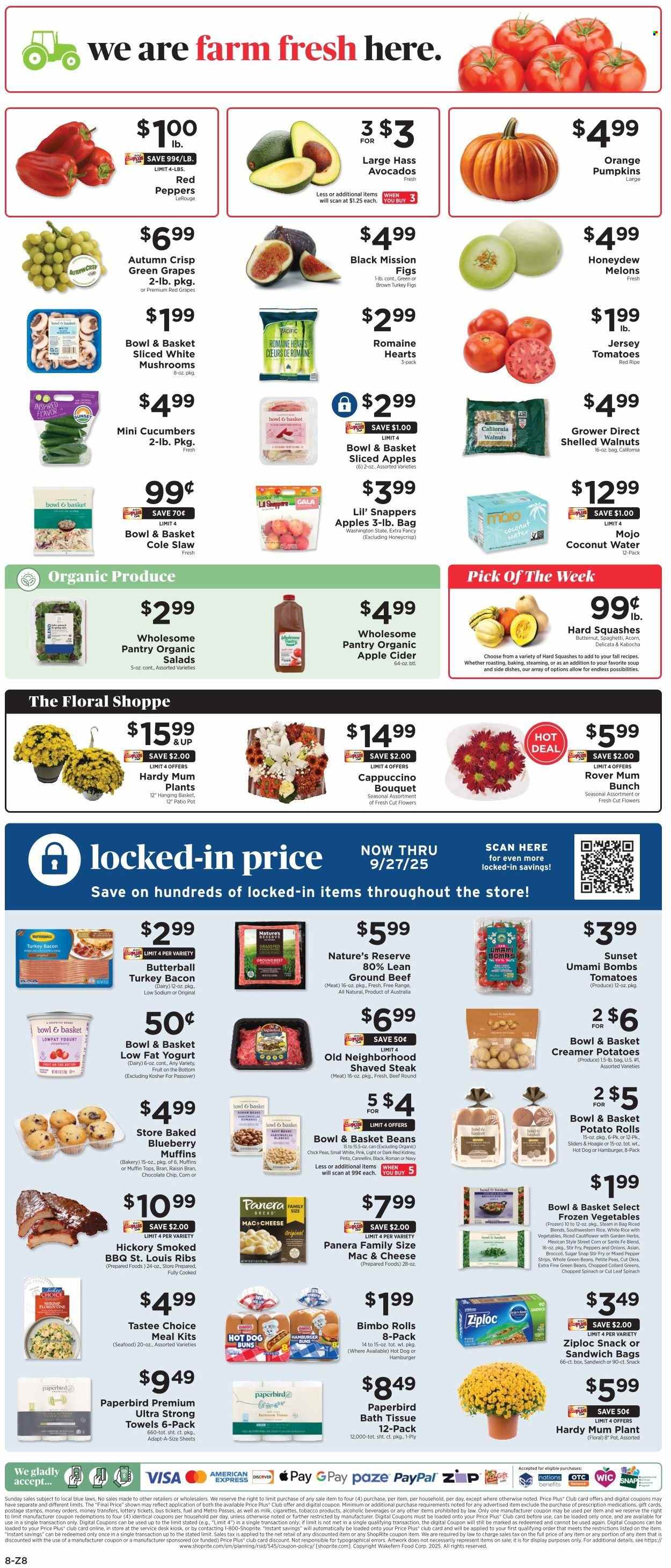 ShopRite ad - 09/19/2025 - 09/25/2025. Page 9