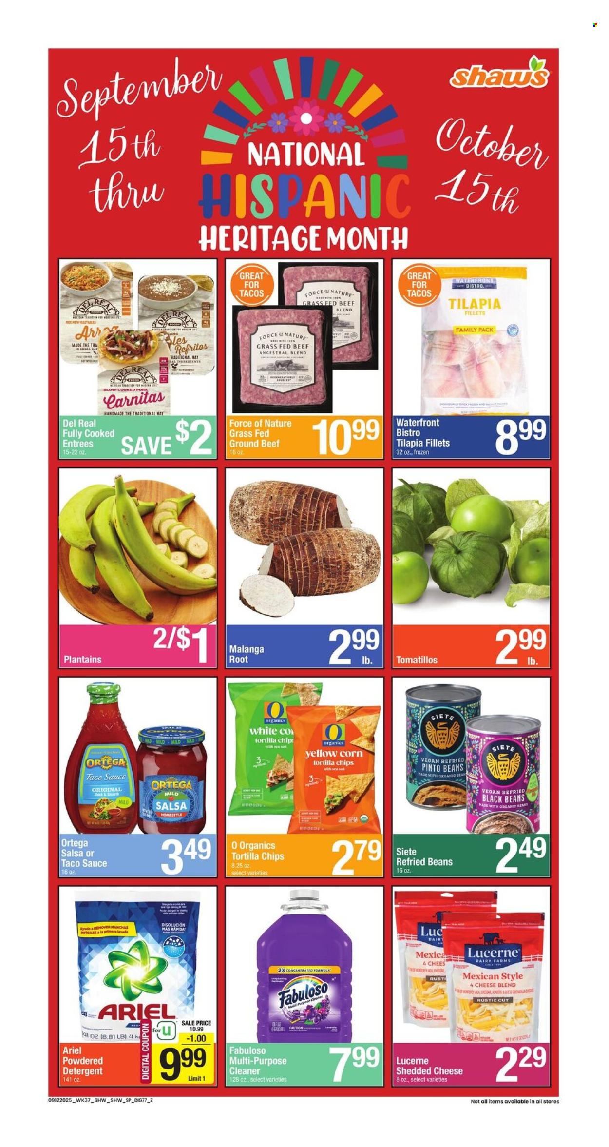 Shaw’s ad - 09/15/2025 - 10/15/2025. Page 1