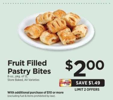 Fruit Filled Pastry Bites
