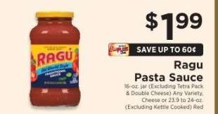 Ragú Pasta Sauce