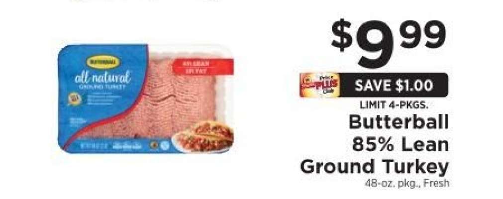 Butterball 85% Lean Ground Turkey