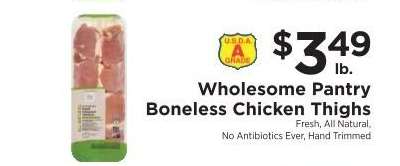 Wholesome Pantry Boneless Chicken Thighs