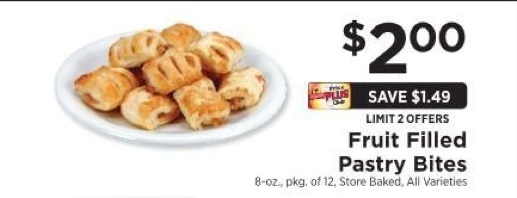 Fruit Filled Pastry Bites