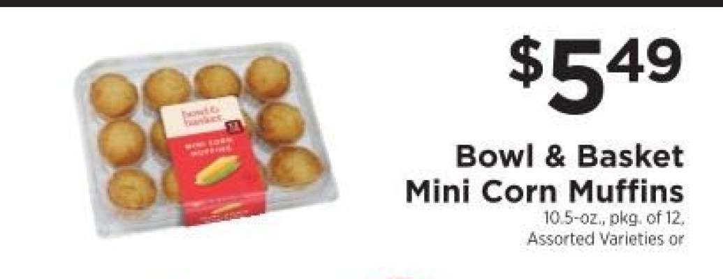 Bowl & Basket Mini Corn Muffins