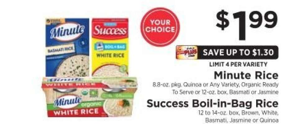 Minute Rice / Success Boil-in-Bag Rice
