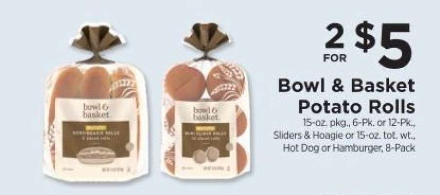 Bowl & Basket Potato Rolls