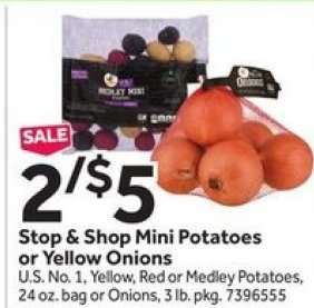 Stop & Shop Mini Potatoes or Yellow Onions