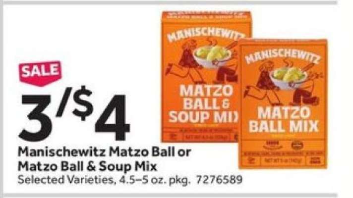 Manischewitz Matzo Ball or Matzo Ball & Soup Mix