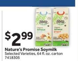 Nature's Promise Soymilk