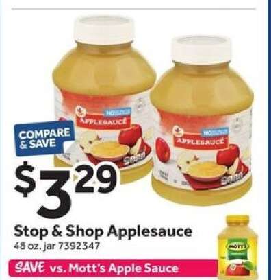 Stop & Shop Applesauce