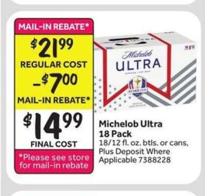 Michelob Ultra 18 Pack