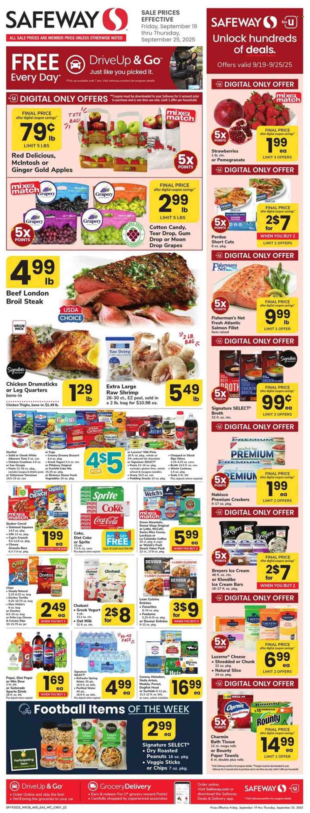 Safeway ad - 09/19/2025 - 09/25/2025. Page 1