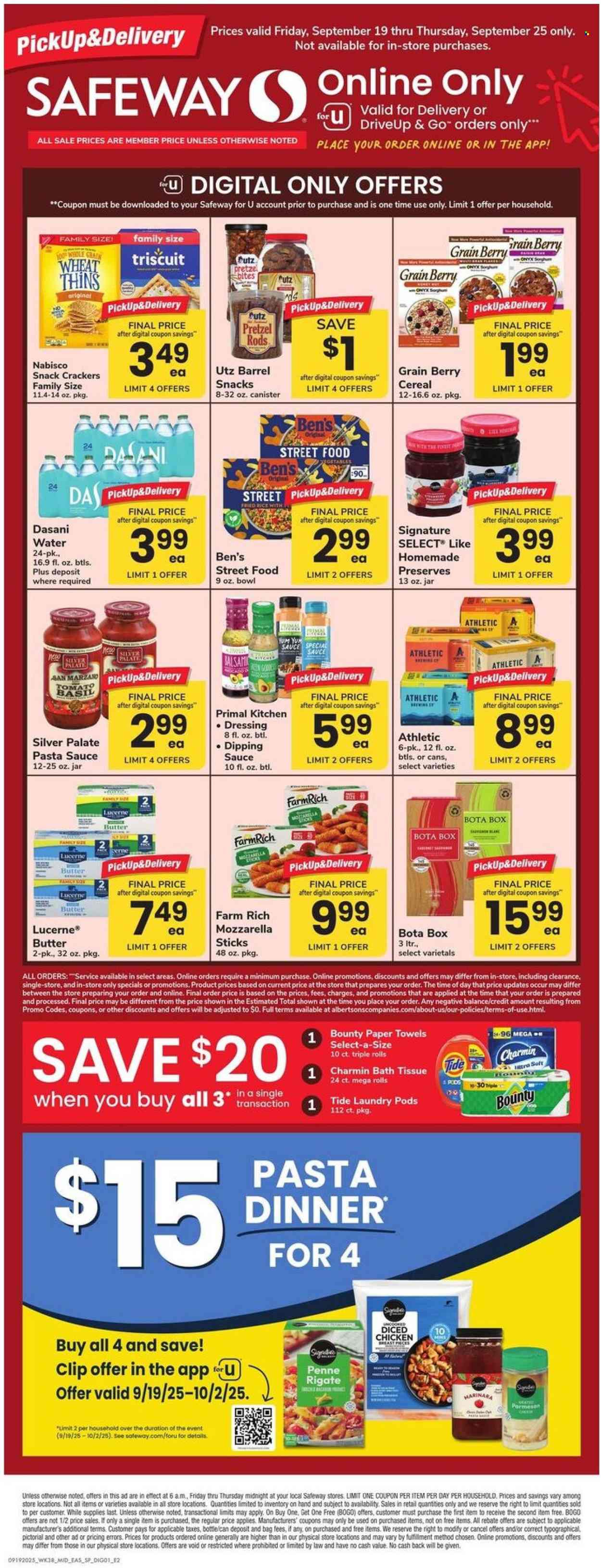 Safeway ad - 09/19/2025 - 09/25/2025. Page 1