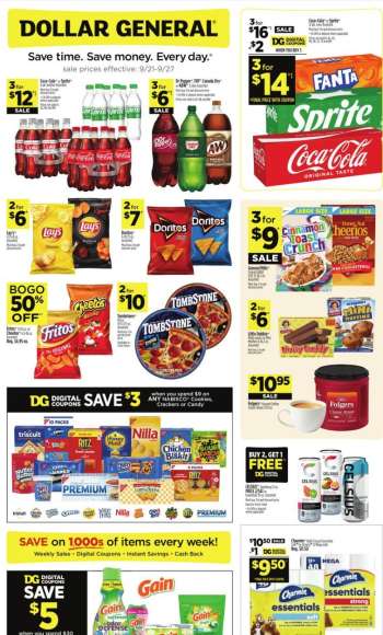 Dollar General Flyer - 09/21/2025 - 09/27/2025.