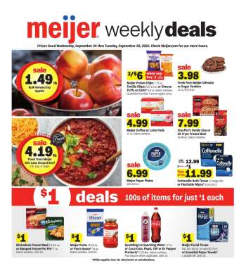 Meijer Flyer - 09/24/2025 - 09/30/2025.