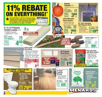 Menards Flyer - 09/18/2025 - 09/28/2025.