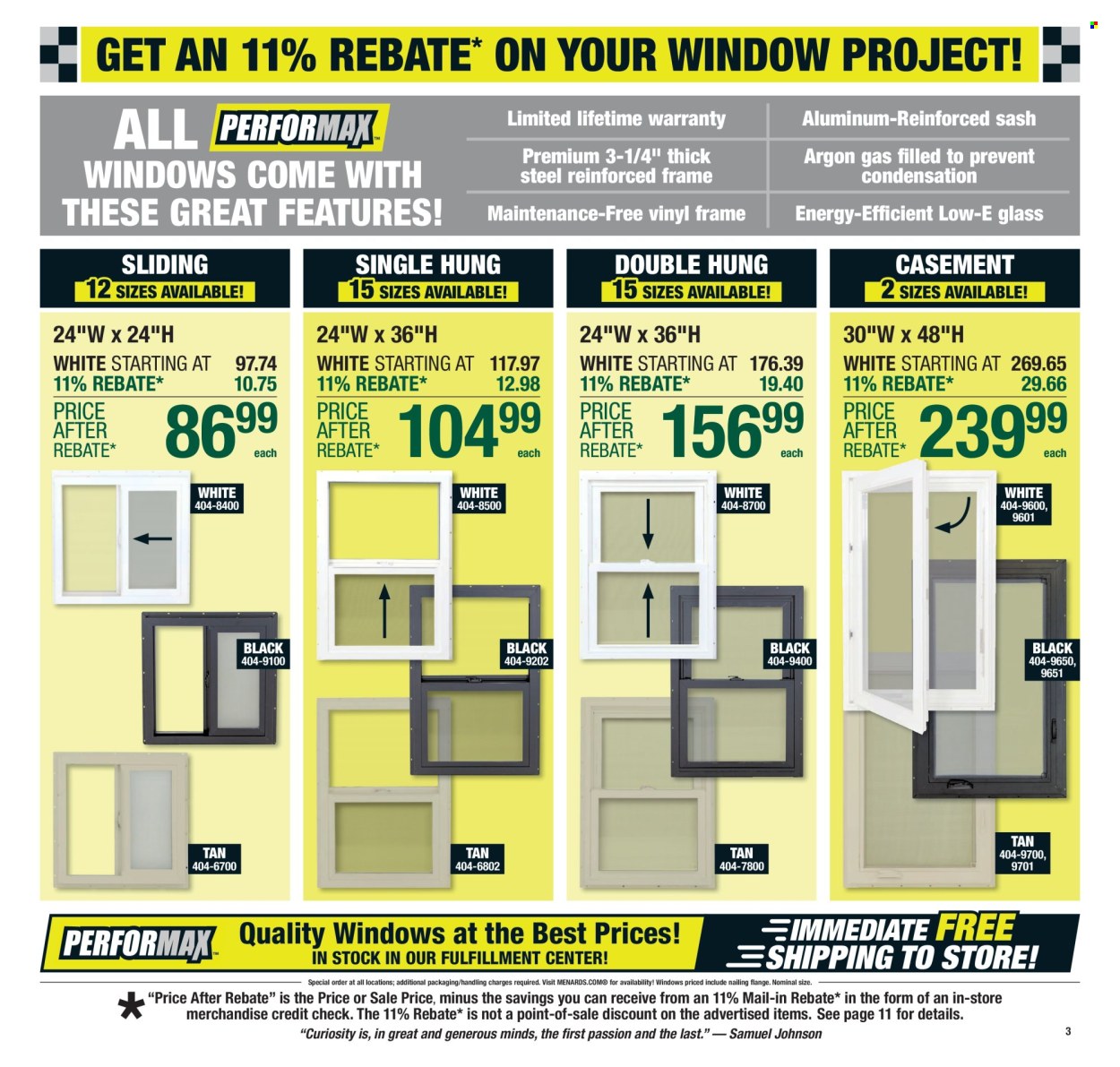 Menards ad - 09/18/2025 - 09/28/2025. Page 4